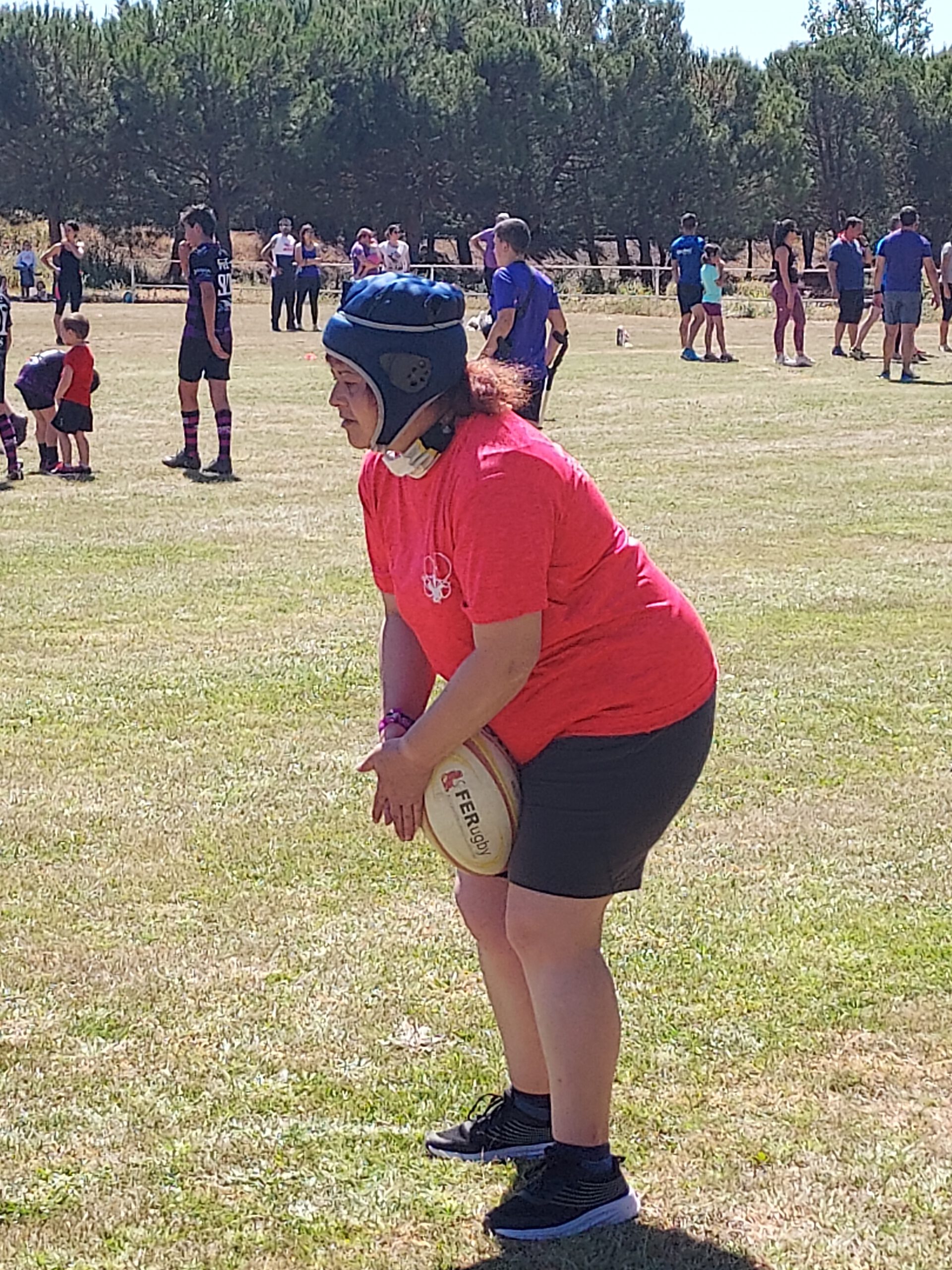 Disputamos nuestro primer partido de rugby inclusivo en la fiesta de @PalenciaRC una gran mañana con la familia del rugby Palentino. Gracias por tratarnos tan bien.